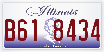IL license plate B618434