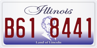 IL license plate B618441