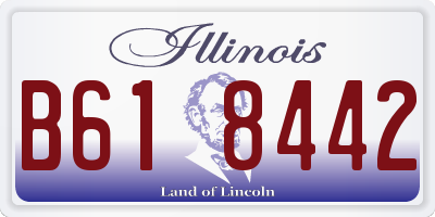 IL license plate B618442