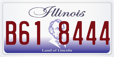 IL license plate B618444