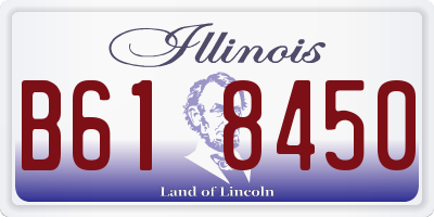 IL license plate B618450