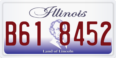 IL license plate B618452