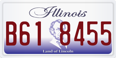 IL license plate B618455
