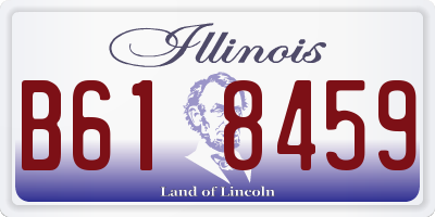 IL license plate B618459