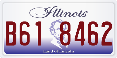 IL license plate B618462