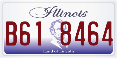 IL license plate B618464