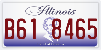 IL license plate B618465