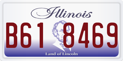 IL license plate B618469