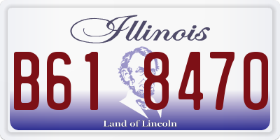 IL license plate B618470