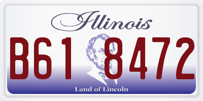 IL license plate B618472