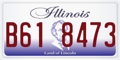 IL license plate B618473