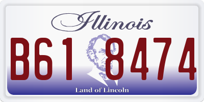 IL license plate B618474