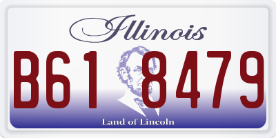 IL license plate B618479