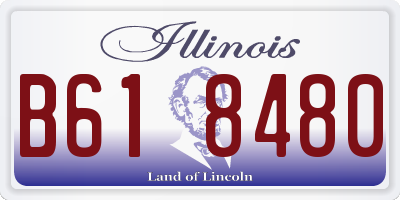 IL license plate B618480