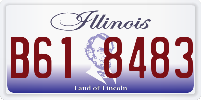 IL license plate B618483