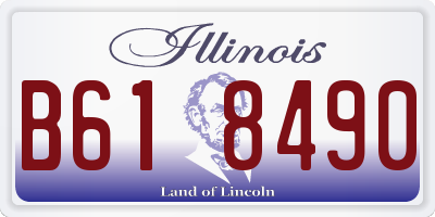 IL license plate B618490