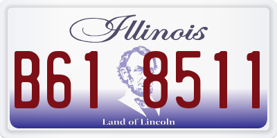 IL license plate B618511