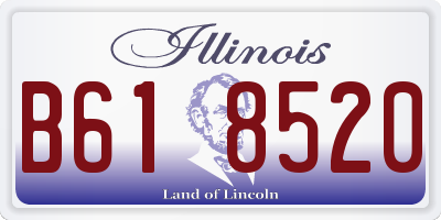 IL license plate B618520