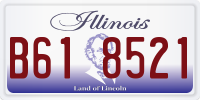 IL license plate B618521