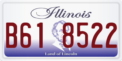 IL license plate B618522