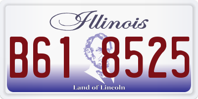 IL license plate B618525