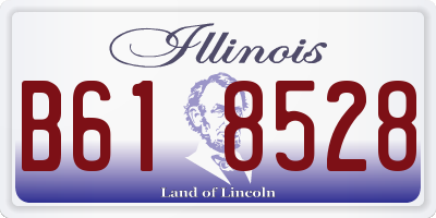 IL license plate B618528