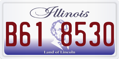 IL license plate B618530