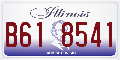 IL license plate B618541