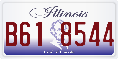 IL license plate B618544