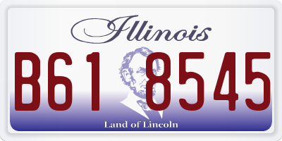 IL license plate B618545