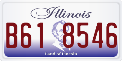 IL license plate B618546