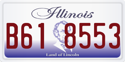 IL license plate B618553