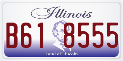 IL license plate B618555