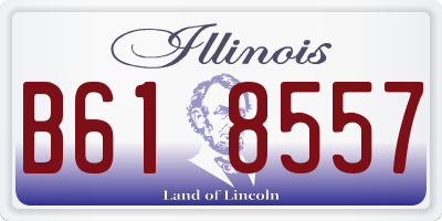 IL license plate B618557