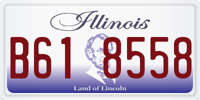 IL license plate B618558