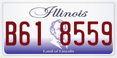 IL license plate B618559