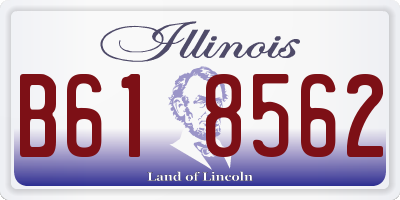 IL license plate B618562