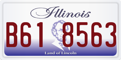 IL license plate B618563