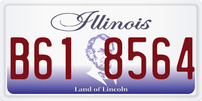 IL license plate B618564