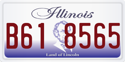 IL license plate B618565