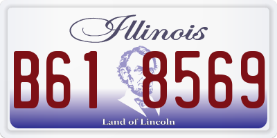 IL license plate B618569