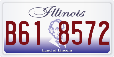 IL license plate B618572