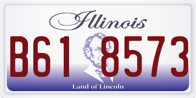 IL license plate B618573
