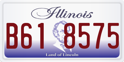 IL license plate B618575