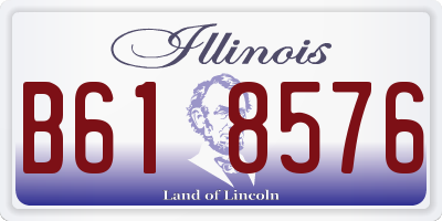 IL license plate B618576
