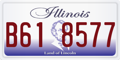 IL license plate B618577