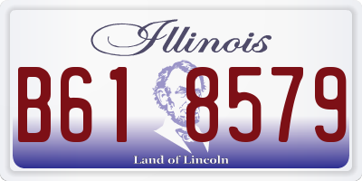 IL license plate B618579
