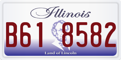 IL license plate B618582