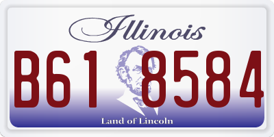 IL license plate B618584