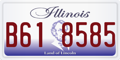 IL license plate B618585
